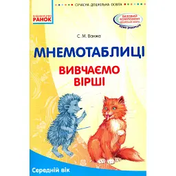 Мнемотаблиці. Вивчаємо вірші - Світлана Ванжа