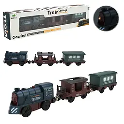 Ігровий залізничний потяг з локомотивом та вагонами Electrical Train Series (AU8882)