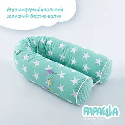 Бортик-валик у ліжечко Papaella Горошок захисний ментоловий (8-34533) - мініатюра 3
