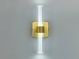 Бра настінне LED Diasha 9152-A GD, 6W, 330 лм, золоте, металевий каркас, акриловий плафон, сучасний стиль для спальні