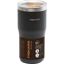 Термокружка Fiskars On-The-Go чорний 500 мл (1078762)