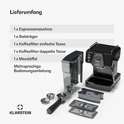 Кавоварка Klarstein Libeica 19 бар (10046426) - мініатюра 2