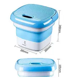 Складна пральна машина портативна мини-машинка для прання Maxtop Silicon Washing Machine - мініатюра 5