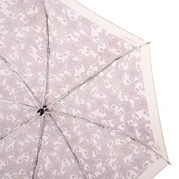 Жіноча складана парасолька механічна Art Rain 105 см бежева - мініатюра 3