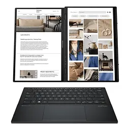 ASUS Ноутбук ASUS Zenbook Duo UX8406CA-QL047X 14" FHD Touch OLED, Intel Ultra 9 285H, 32GB, F2TB, UMA, Win11P, Сірий - мініатюра 3