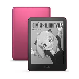 Електронна книга Kindle Paperwhite Signature Edition 2024 Metallic Raspberry, 32GB, дисплей 7 HD E Ink Carta, покриття антивідблиску, підсвічування, сенсорний екран, Bluetooth/Wi-Fi, захист від вологи, 300 dpi, рожева - мініатюра 2