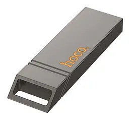 USB флеш накопичувач Hoco UD13 256GB USB 3.2 металевий сірий - мініатюра 3