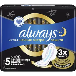 Гігієнічні прокладки Always Ultra Secure Night 6 шт. - мініатюра 2