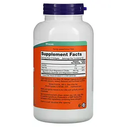 Магній Цитрат Now Foods Magnesium Citrate 180 капсул - мініатюра 2