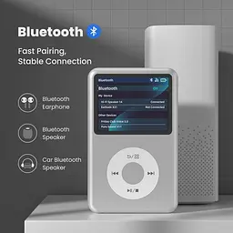MP3-плеєр 64 GB з Bluetooth Innioasis Y1 Silver - мініатюра 5