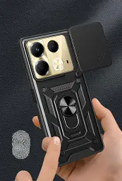 Панель BeCover Military для Infinix Note 40 (X6853) Black (712159) - мініатюра 5