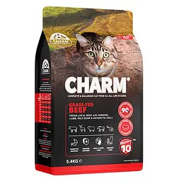 Сухий беззерновий холіст корм Charm Grass-Fed Beef Чарм бички вигодовані на траві для котів 5,4 кг.