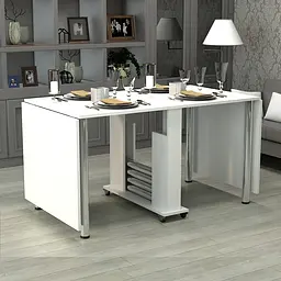 Кухонний стіл Gamma Style Родинний Білий (2745x800x730) - мініатюра 2