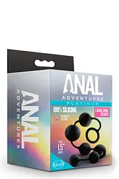 Анальні кульки Blush Anal Adventure Platinum Silicone Large Anal Beads - мініатюра 2