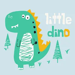 Розпис на полотні ArtCraft Little dino 15008-AC 30х30 см