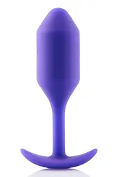 Анальна пробка B-Vibe Snug Plug 2, 10.5 см (фіолетовий)