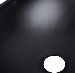 Раковина накладна Qtap Dove 415x340x140 мм, Matt Black, овальна, без донного клапана QT06116062AMB - мініатюра 5
