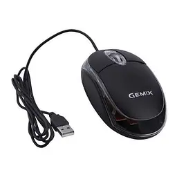Комп'ютерна мишка Gemix GM105 USB black (GM105Bk) - мініатюра 3