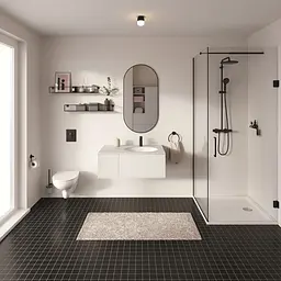 Змішувач для умивальника M-Size Grohe QuickFix Start 234552432 Чорний матовий - мініатюра 5