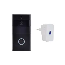 Дверний WiFi дзвінок 2Mp Light Vision VLC-01IVP Black з ІЧ-датчиком руху (75-00078) - мініатюра 2