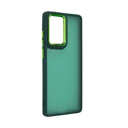 Противоударный чехол для Motorola G85 5G, Frame, зеленый, панель-накладка, термополиуретан TPU + поликарбонат PC, защита всего корпуса, защита кнопок и камеры, устойчив к деформациям, ArmorStandart (ARM77266)