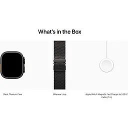 Смарт-годинник Apple Watch Ultra 3 49mm Black Titanium Case with Black Titanium Milanese Loop Large (MF1T4) [145345] - мініатюра 4