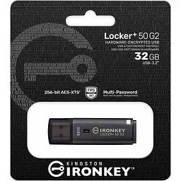 Флеш-накопичувач Kingston 32GB USB 3.2 Type-A Gen1 IronKey Locker+ 50 G2 (IKLP50G2/32GB) - мініатюра 4