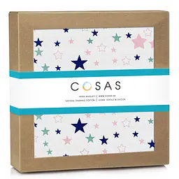 Пелюшка муслінова 80x100 Stars CS2 COSAS (4822052263501)