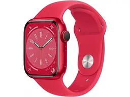 Смарт-годинник Apple Watch Series 8 GPS 45mm (PRODUCT) RED Aluminum Case with (PRODUCT) RED Sport Band - S/M (MNUR3) - мініатюра 1