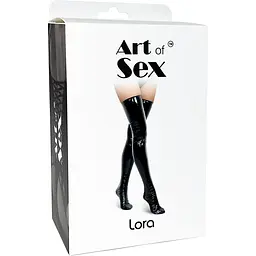 Сексуальні вінілові панчохи Art of Sex - Lora - мініатюра 4