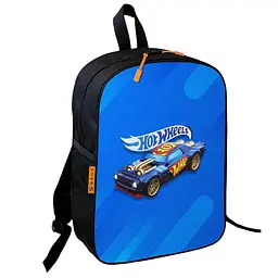 Рюкзак шкільний дитячий 36х27см Хот Вілс «Hot Wheels» з машинкою для хлопчика (00771)
