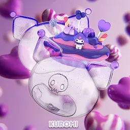 Ігровий набір Mighty Jaxx серії Kandyland: Sanrio - Куромі (WB24SRMJ00501) - мініатюра 7