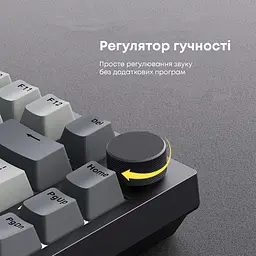 Клавіатура Ajazz AK820 Sea Salt Switch Black (AK820-SS-BGY) [163668] - мініатюра 16