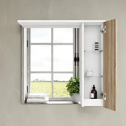 Дзеркало з шафою AM.PM Gem S 75 см M91MPR0751WF38 - мініатюра 4