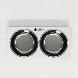 Hollky Base XS — миски на підставці для маленьких собак та котів (2 × 0,25 л) - мініатюра 4