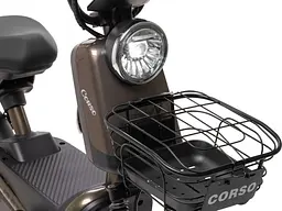 Електроскутер Двомісний Corso Raven (800W; 60V/20Ah) Сірий - мініатюра 2