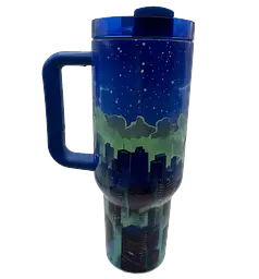 Термос термочашка Stanley Quencher H2.0 Tumbler Світиться у темряві 1,18 л Huntr/X World Tour Edition KT7001987 - мініатюра 7