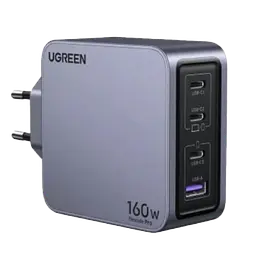 Зарядний адаптер блок живлення 4 виходи Ugreen X763 Nexode Pro 160 W 1U + 3C (UGR-25877) - мініатюра 5