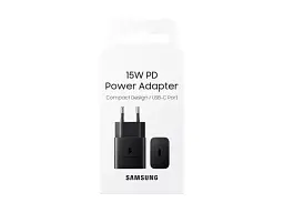 Мережевий зарядний пристрій Samsung 15 W PD Black (EP-T1510NBEGEU) - мініатюра 4