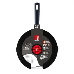 Пательня Вок Bergner Ion plus 28 см (BG-35908-BK) - мініатюра 4