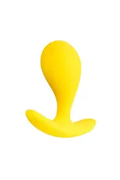 Анальна пробка ToDo Anal Plug Blob 5.5 см (жовтий) - мініатюра 5