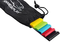 Гумки для фітнесу PowerPlay 4113 Mini Power Band Set набір із 5 шт. (від 1 до 20 кг) (PP_4113) - мініатюра 8