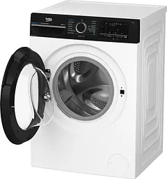 Beko Пральна машина Beko фронтальна, 10кг, 1400, A, 58см, дисплей, інвертор, пара, білий - мініатюра 7