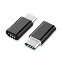 Перехідник Type-C (M) - microUSB 2.0 (F), чорний, Cablexpert (A-USB2-CMMF-01)