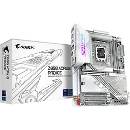 Материнська плата Gigabyte Z890 Aorus Pro Ice Socket 1851 - мініатюра 2