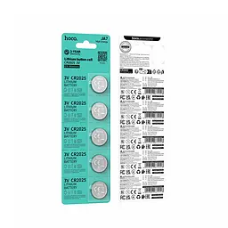 Батарейка Hoco JA7 Button battery CR2025(5PCS) - мініатюра 2