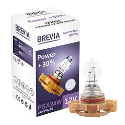 Галогенова лампа Brevia PSX24W 12V 24W PG20/7 Power +30% CP(12225C)