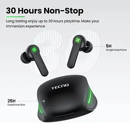 Навушники G01 Black TECNO teh0013122 - мініатюра 7