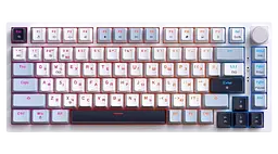 Клавіатура GamePro Genesis Warden MK160BL RGB White - мініатюра 2