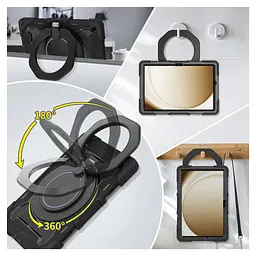 Чохол до планшета BeCover Armor Stand Samsung Galaxy Tab A11 Plus SM-X236B 11.0" Black (715500) - мініатюра 9